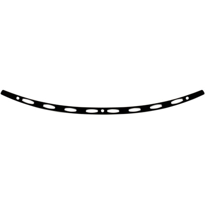Memphis Shades Windshield Trim - Black - Oval - FLH '14+ MEB0975_427036