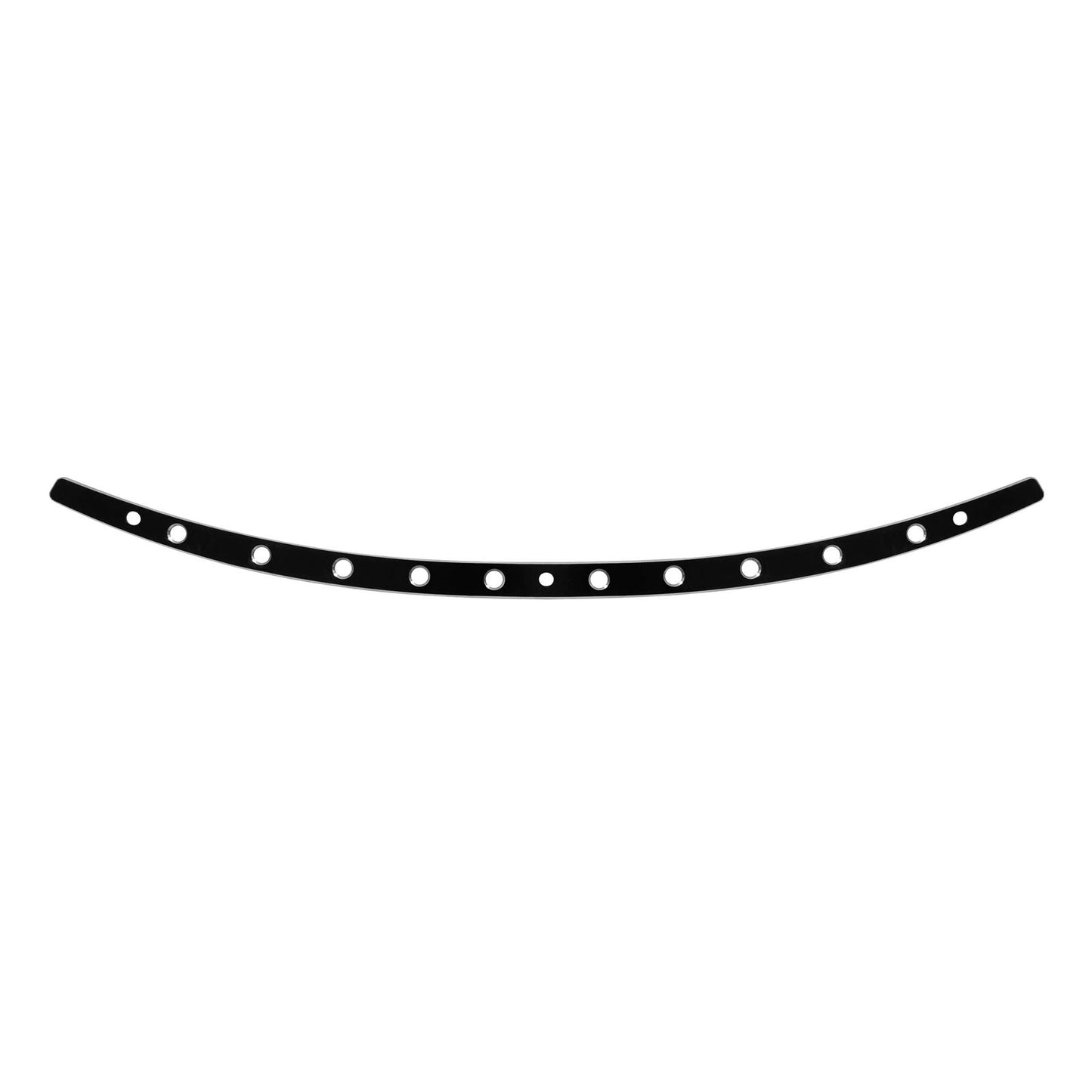 Memphis Shades Windshield Trim - Black - Holes - FLH '14+ MEB0976_73643