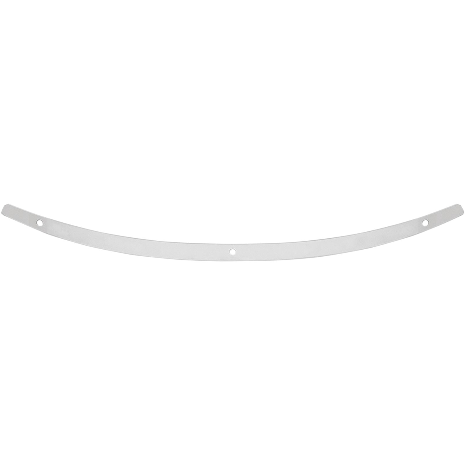 Memphis Shades Windshield Trim - Polished - Solid - FLH '96-'13 MEM0942_427016