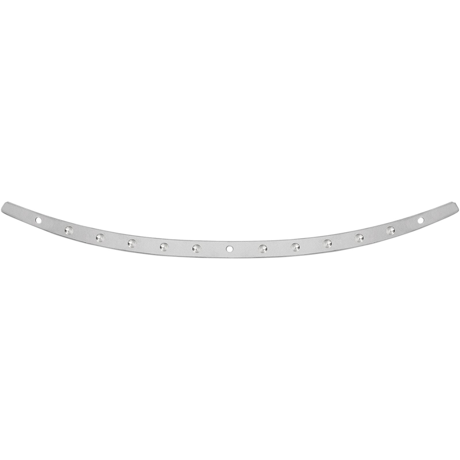 Memphis Shades Windshield Trim - Polished - Dish - FLH '96-'13 MEM0943_427017