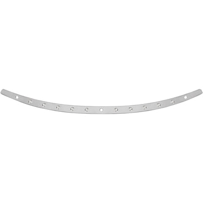 Memphis Shades Windshield Trim - Polished - Dish - FLH '96-'13 MEM0943_427017