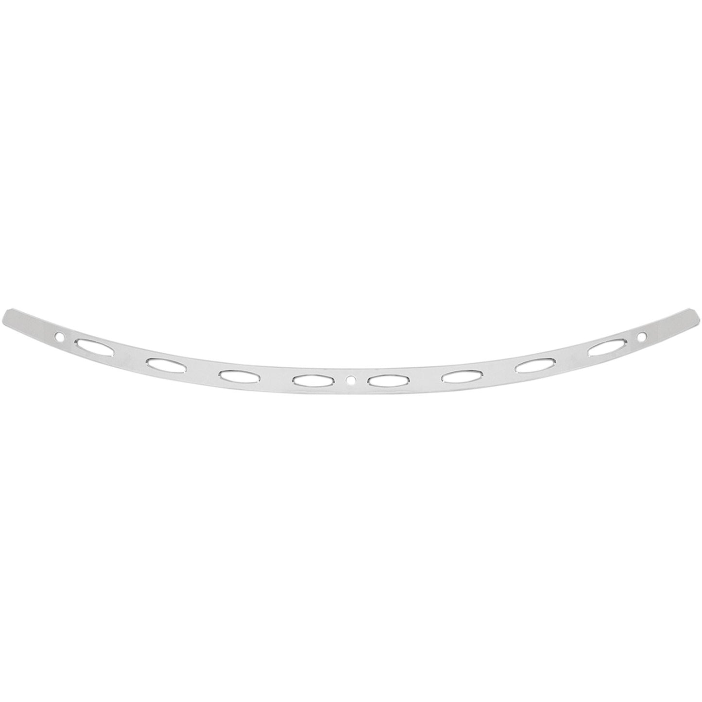 Memphis Shades Windshield Trim - Polished - Oval - FLH '96-'13 MEM0946_427023