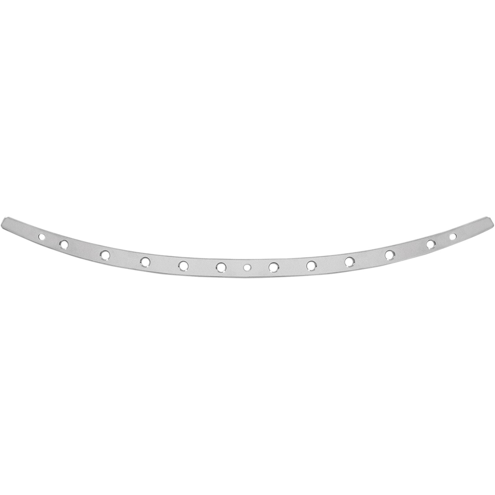 Memphis Shades Windshield Trim - Polished - Holes - FLH '96-'13 MEM0947_427025