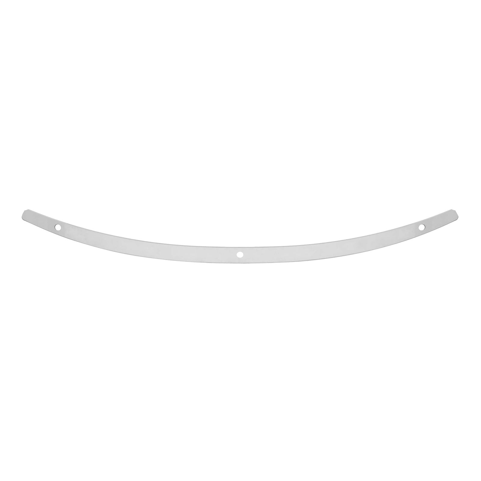 Memphis Shades Windshield Trim - Polished - Solid - FLH '14+ MEM0971_73652