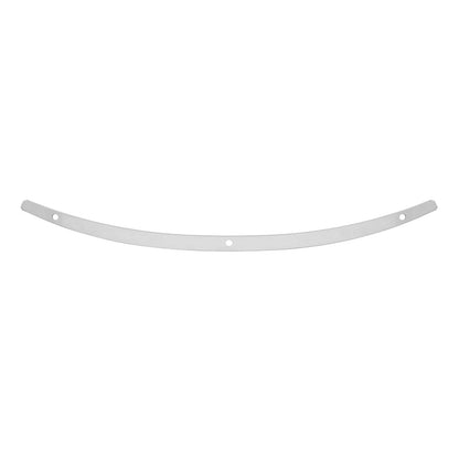 Memphis Shades Windshield Trim - Polished - Solid - FLH '14+ MEM0971_73652