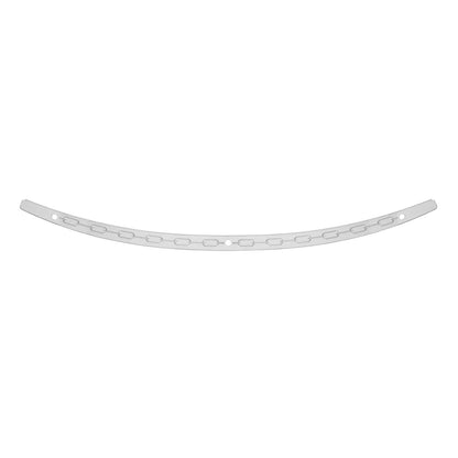 Memphis Shades Windshield Trim - Polished - Chain - FLH '14+ MEM0973_73654