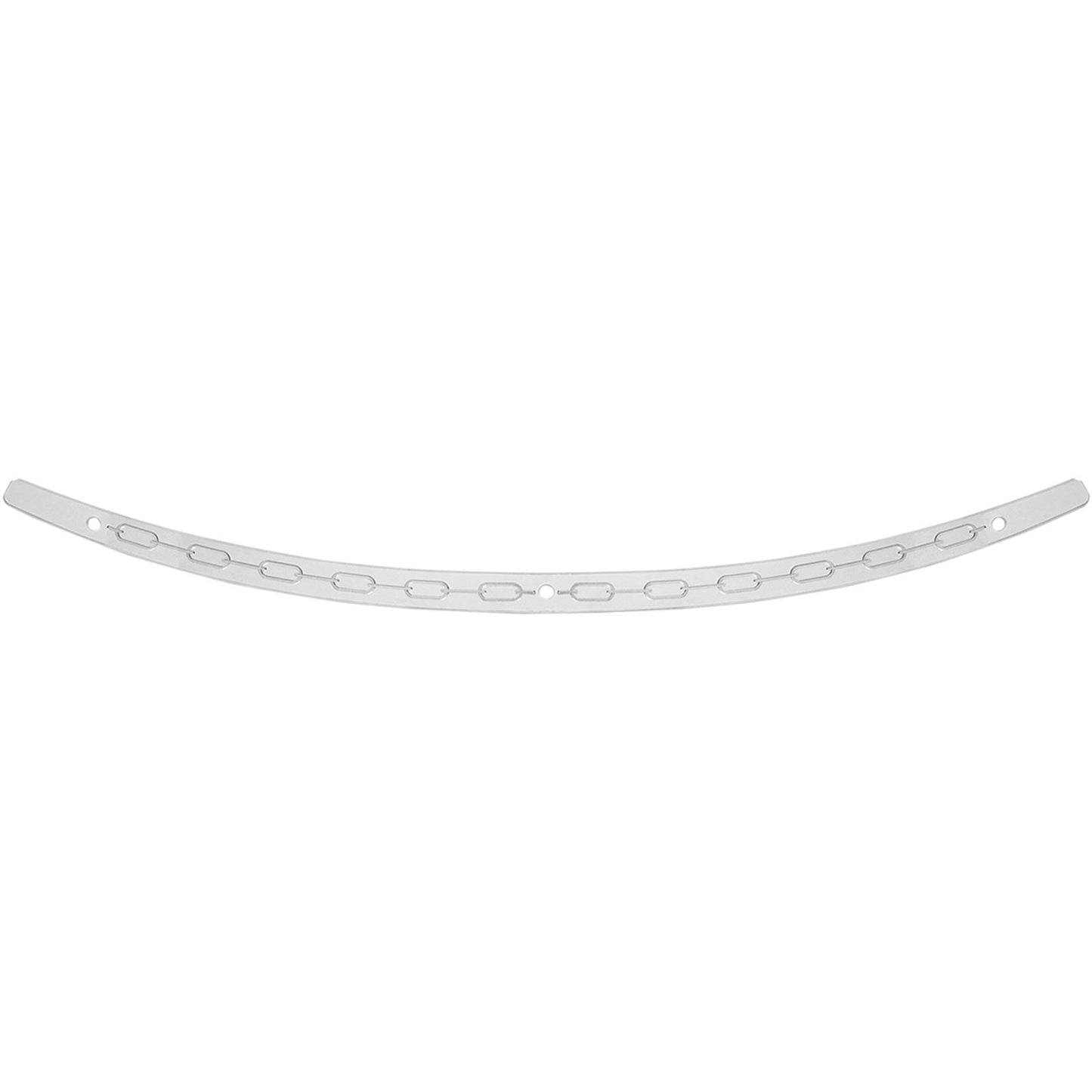 Memphis Shades Windshield Trim - Polished - Chain - FLH '14+ MEM0973_427031