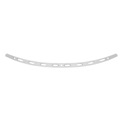 Memphis Shades Windshield Trim - Polished - Oval - FLH '14+ MEM0975_73656