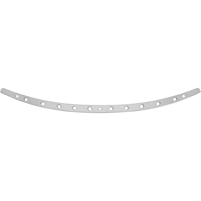 Memphis Shades Windshield Trim - Polished - Holes - FLH '14+ MEM0976_427037