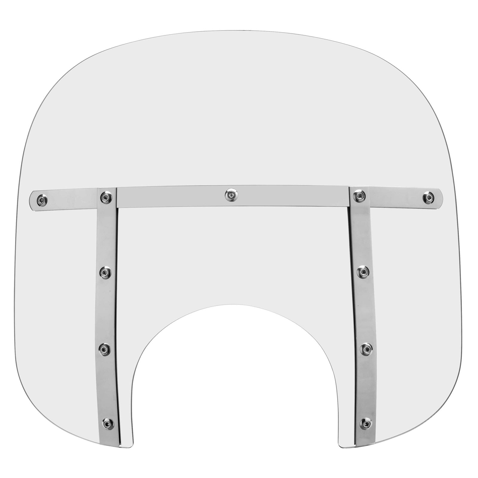 Memphis Shades Fats Windshield - 13" - 9" Headlight Cutout - Clear MEM3510_73711