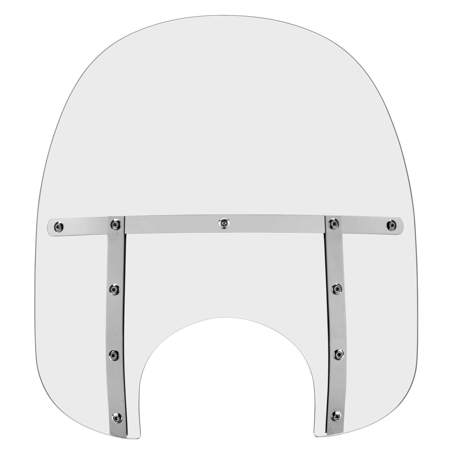 Memphis Shades Fats Windshield - 17" - 9" Headlight Cutout - Clear MEM3620_73725