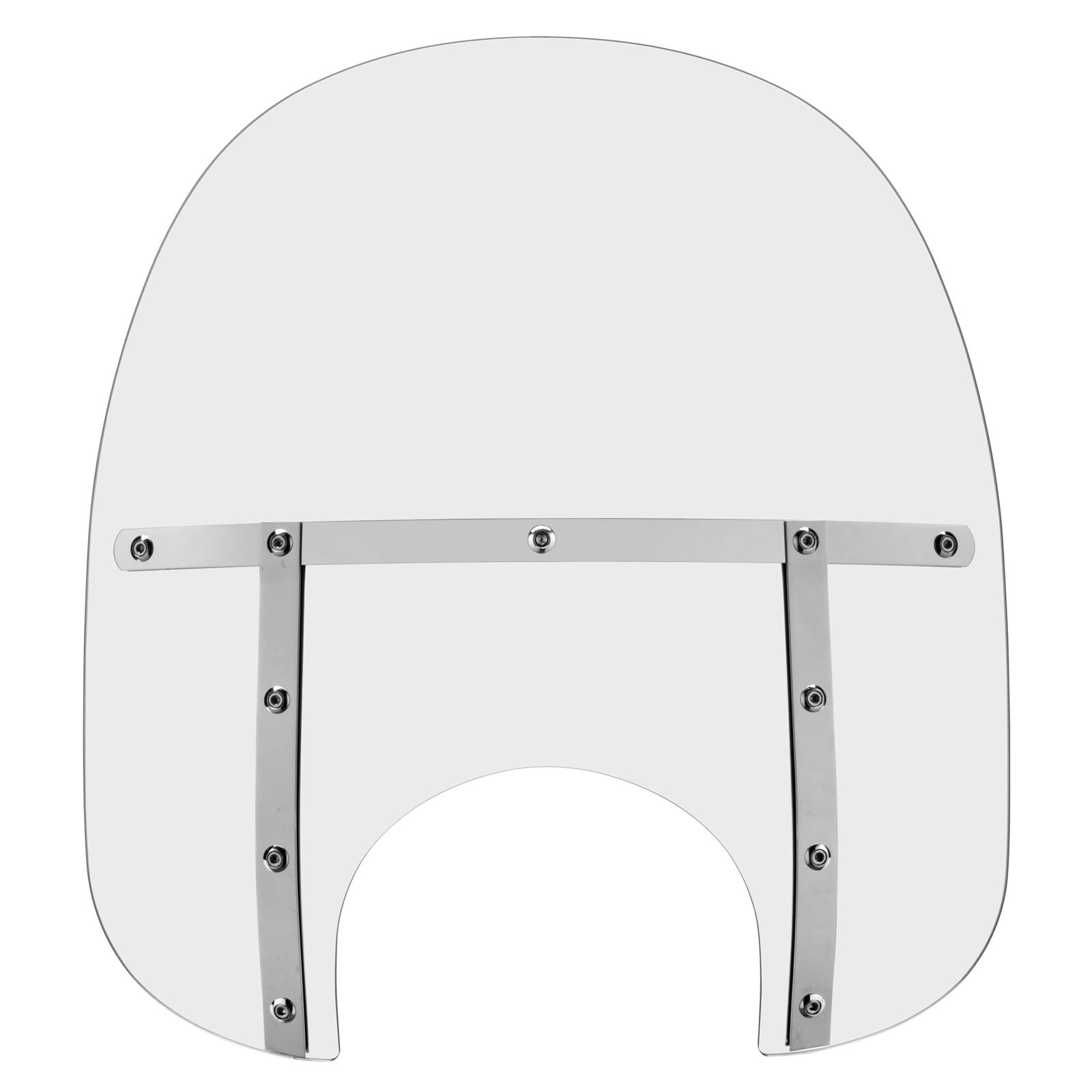 Memphis Shades Fats Windshield - 17" - 9" Headlight Cutout - Clear MEM3620_73725