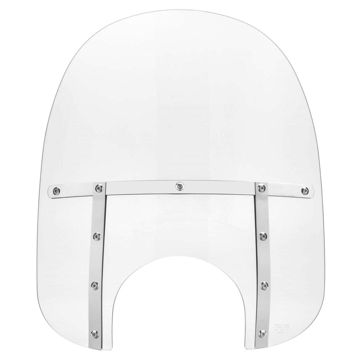 Memphis Shades Fats Windshield - 19" - 9" Headlight Cutout - Clear MEM3710_73735