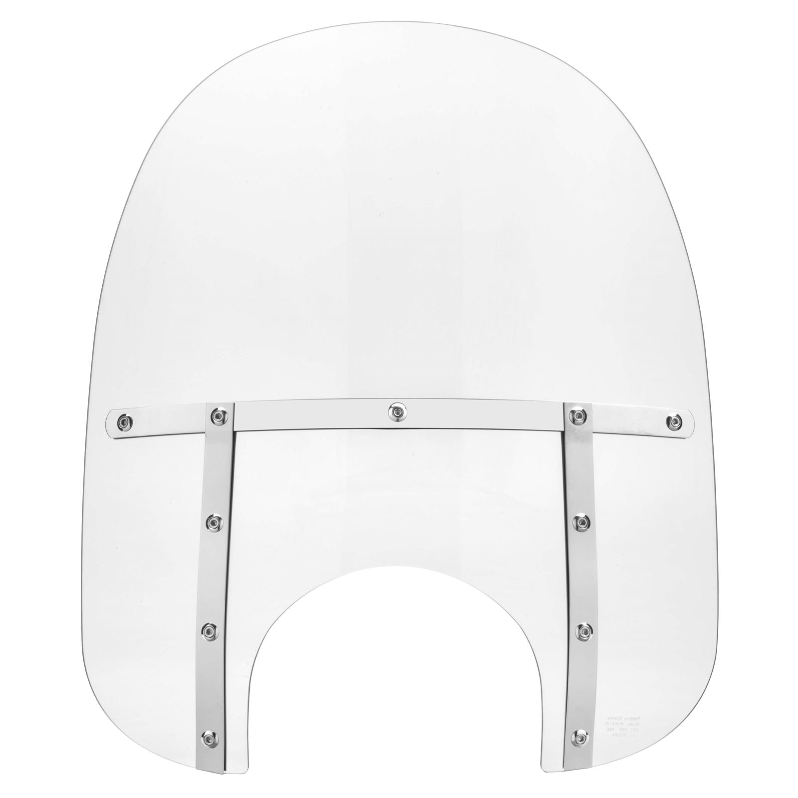 Memphis Shades Fats Windshield - 19" - 9" Headlight Cutout - Clear MEM3710_73735