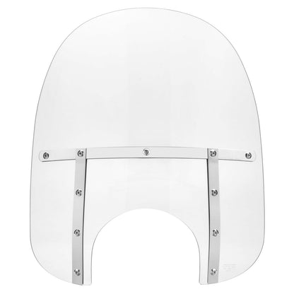Memphis Shades Fats Windshield - 19" - 9" Headlight Cutout - Clear MEM3710_73735