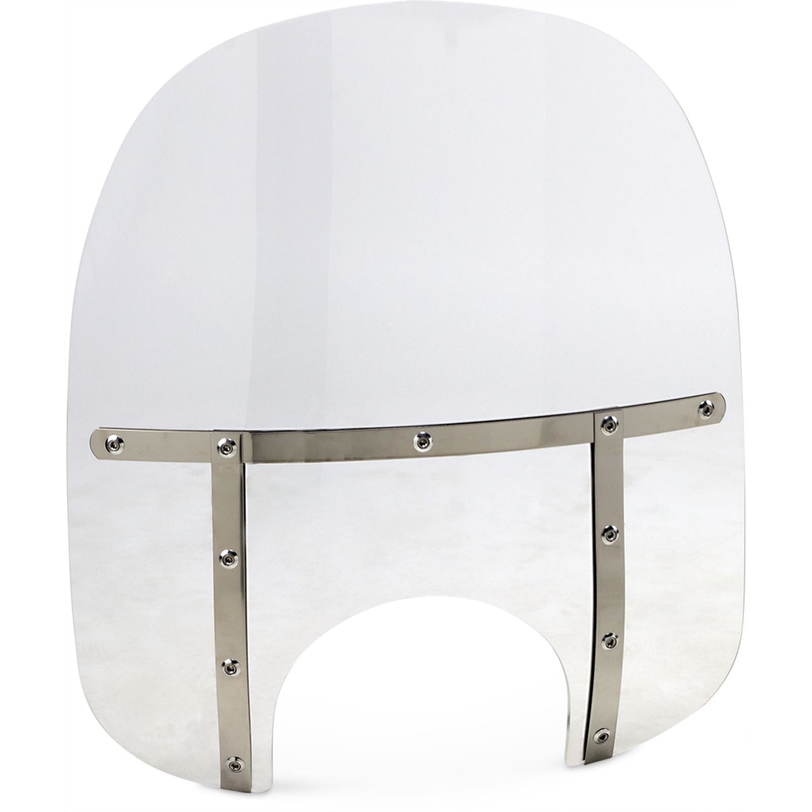 Memphis Shades Fats Windshield - 19" - 9" Headlight Cutout - Clear MEM3710_427831