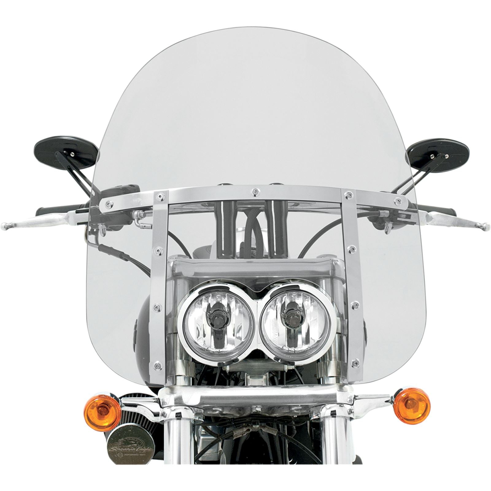 Memphis Shades Fats Windshield - 17" - Clear - FXDF MEM6830_425806