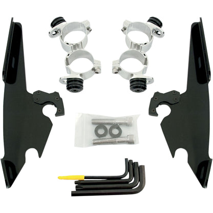 Memphis Shades Fats/Slim Mounting Kit - Polished - XL 48 MEB1986_425917