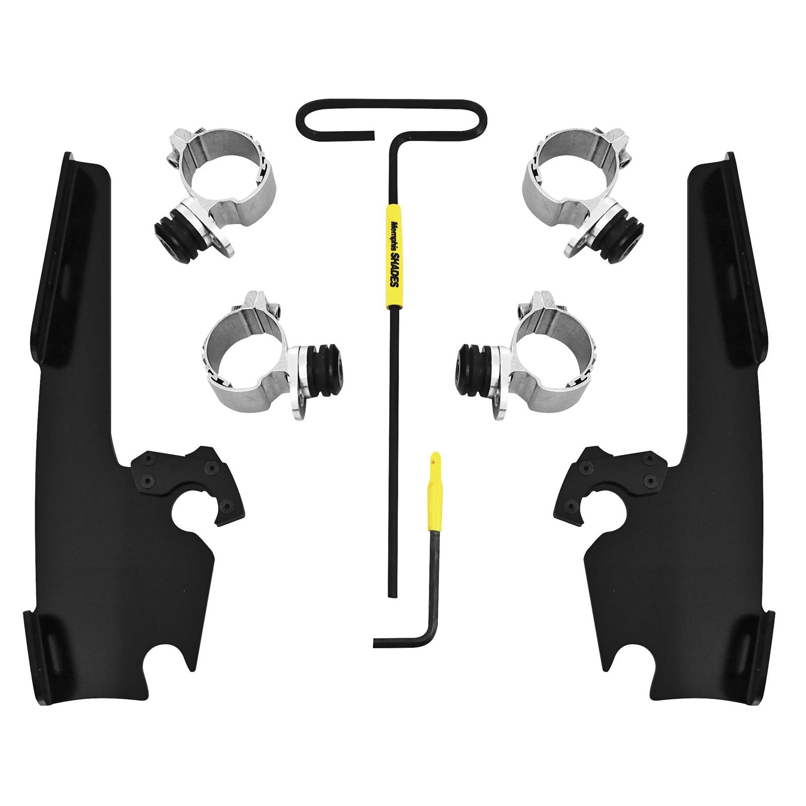 Memphis Shades Fats/Slim Mounting Kit - Black - XL12C MEB2005_73826