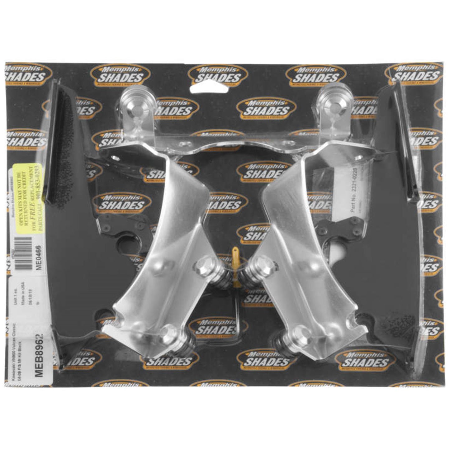 Memphis Shades Fats/Slim Trigger Lock Mounting Kit - VN900 Classic - Black MEB8962_73830