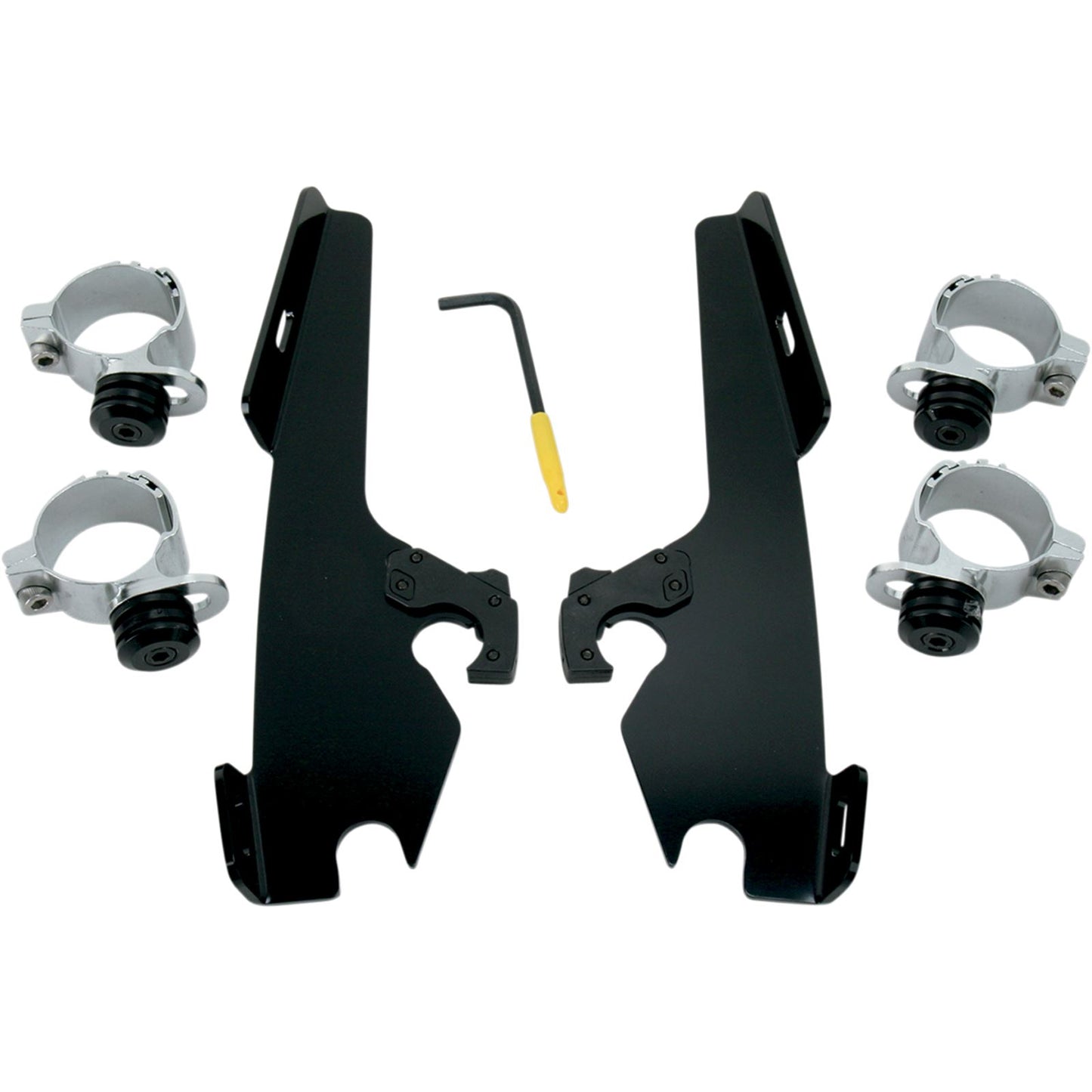 Memphis Shades Fats/Slim Trigger Lock Mounting Kit - Wide - Black MEB8968_426669