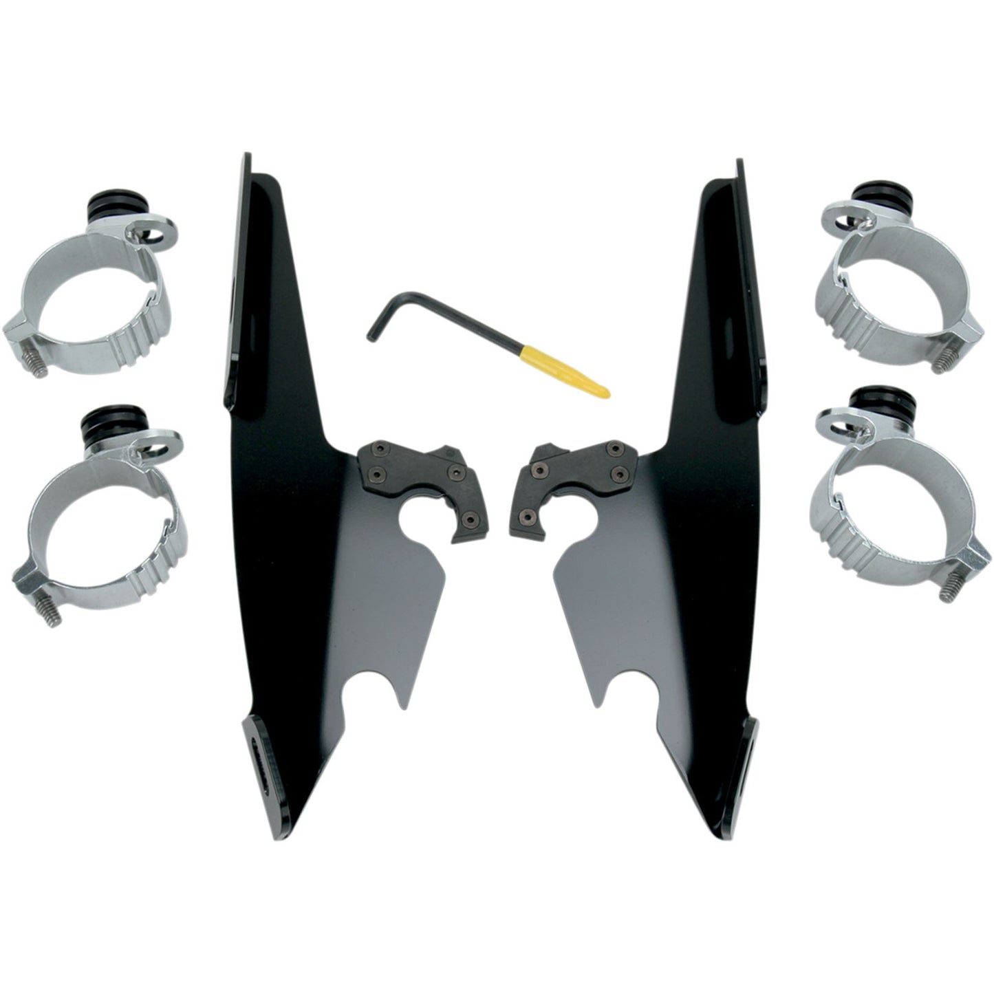 Memphis Shades Fats/Slim Trigger Lock Mounting Kit - Black - Dyna MEB8976_426672