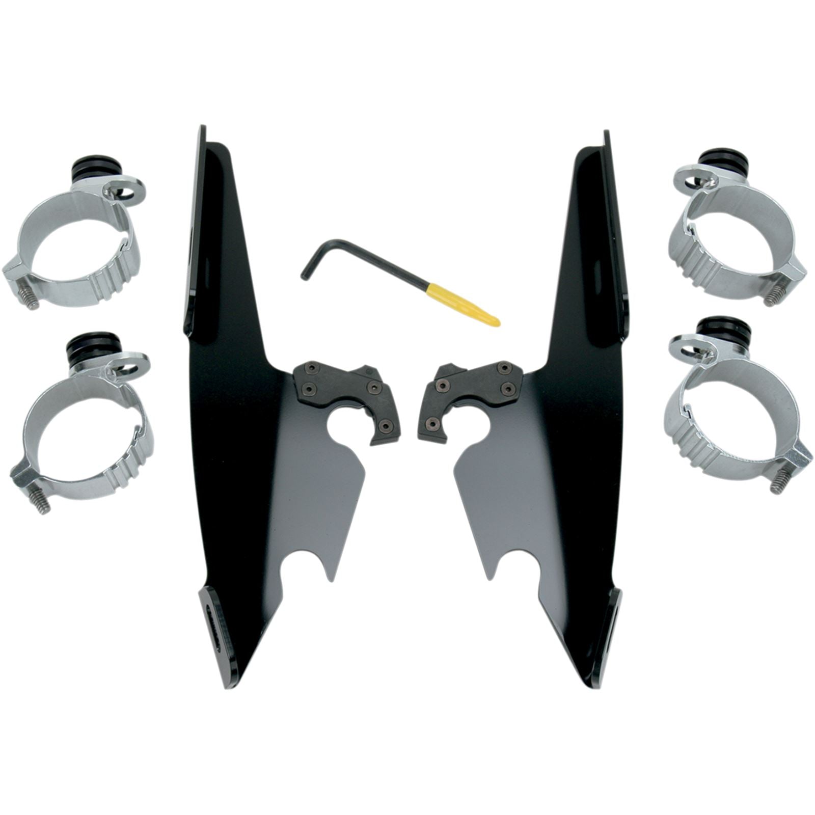 Memphis Shades Fats/Slim Trigger Lock Mounting Kit - Black - Dyna MEB8976_426672