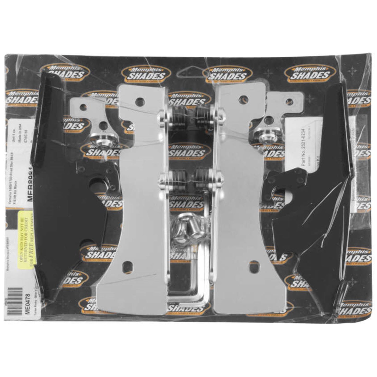 Memphis Shades Fats/Slim Trigger Lock Mounting Kit - XV 16/17 - Black MEB8981_73837