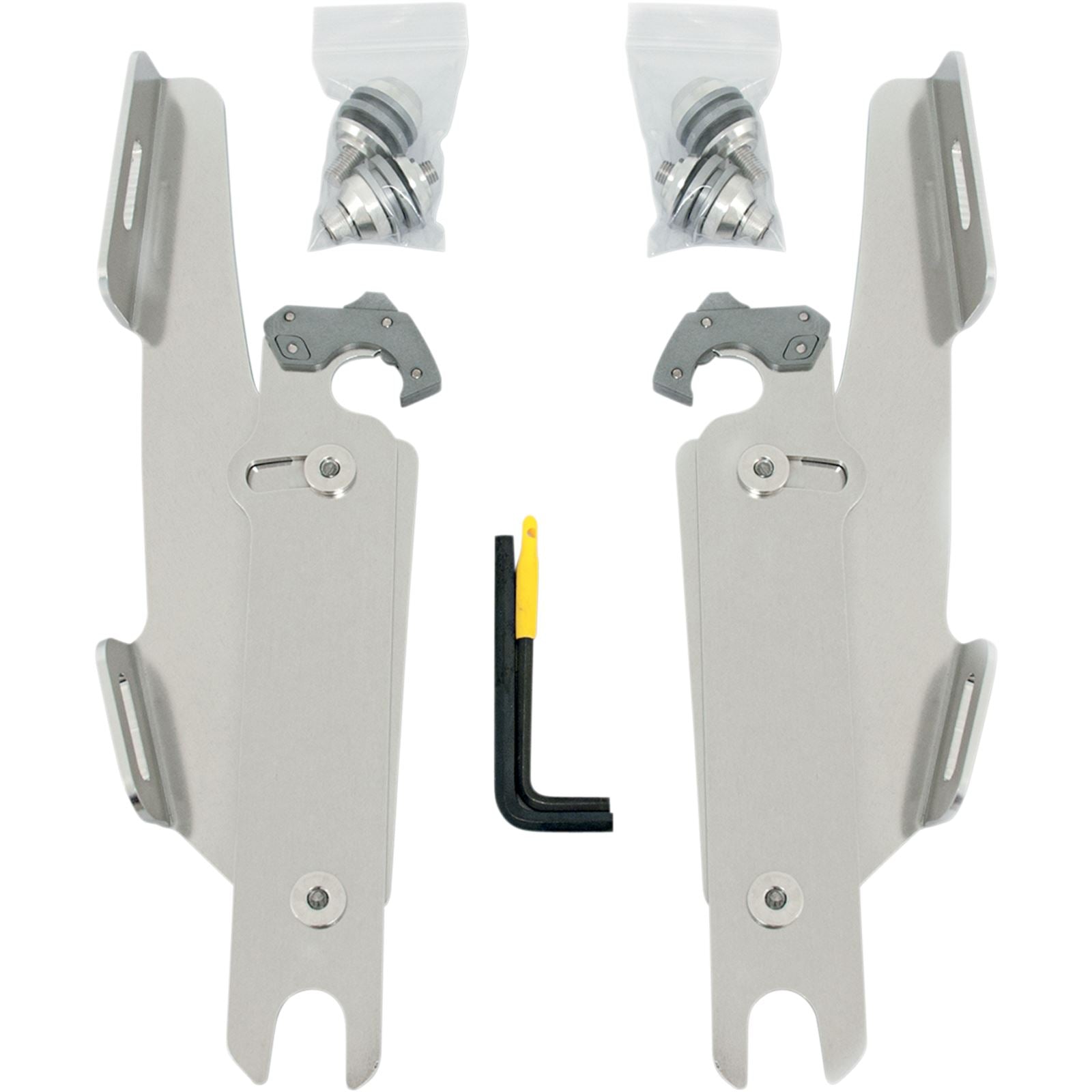 Memphis Shades Batwing Mounting Kit - Covered Forks without Lightbar MEK1951_426675