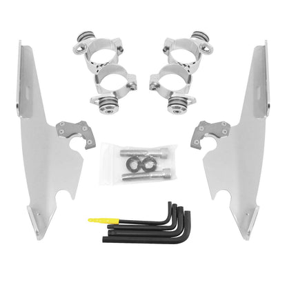 Memphis Shades Fats/Slim Mounting Kit - Polished - XL 48 MEK1986_73845
