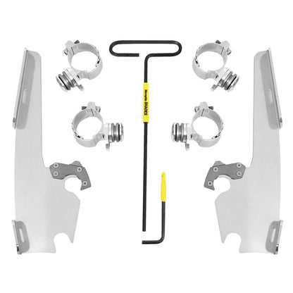 Memphis Shades Fats/Slim Mounting Kit - Polished - XL883 MEK2001_73847