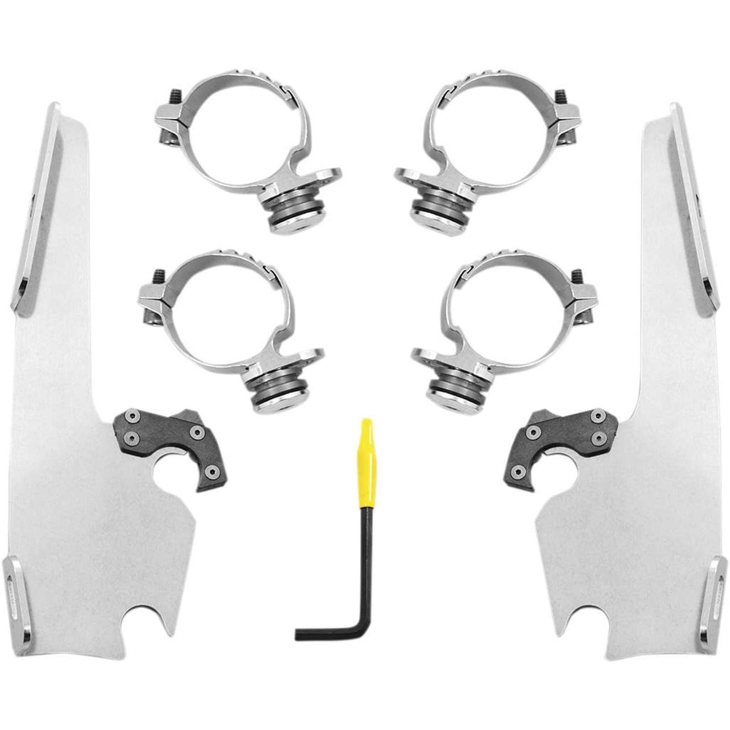 Memphis Shades Fats/Slim Mounting Kit - Polished - FXDL MEK2013_73850