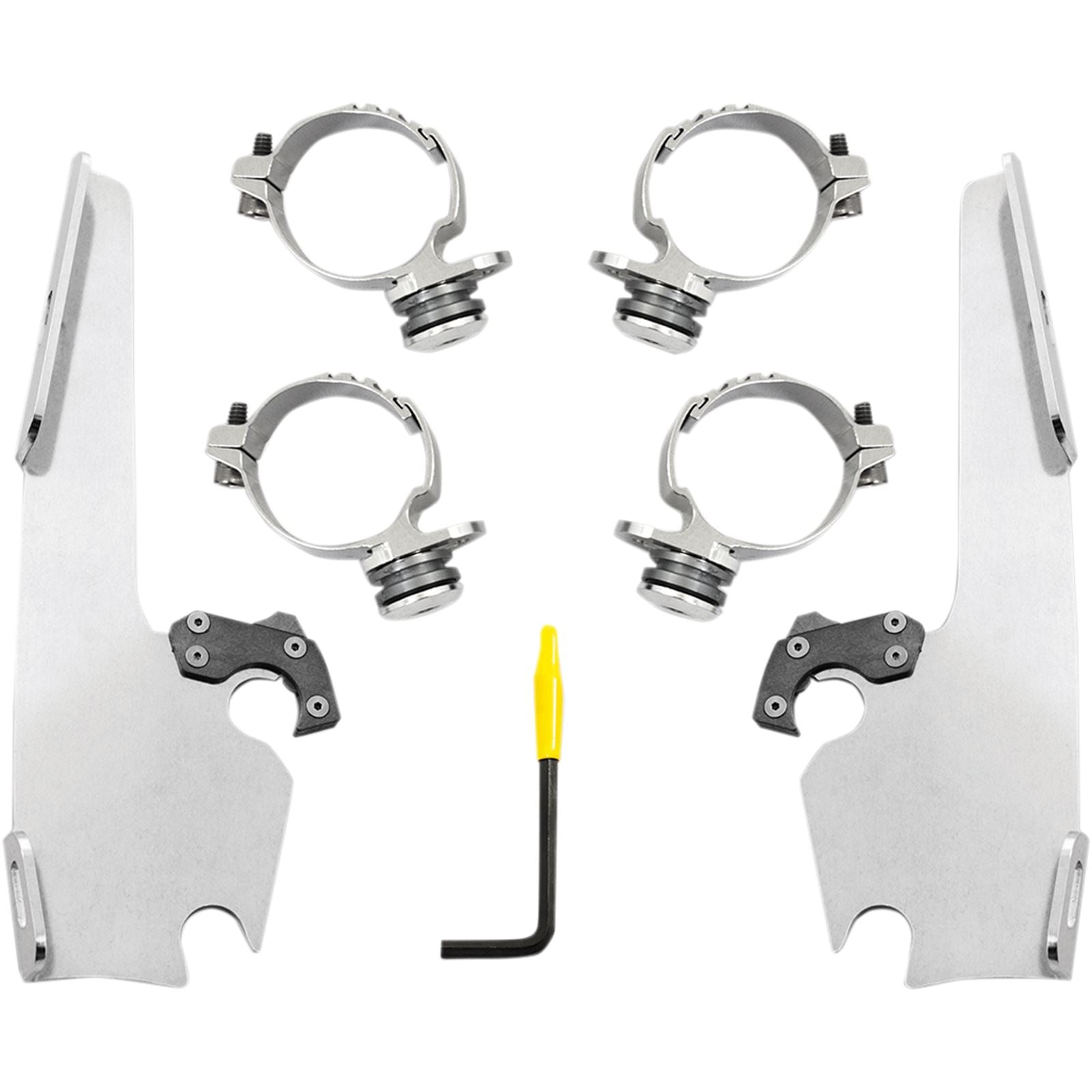 Memphis Shades Fats/Slim Mounting Kit - Polished - FXDL MEK2013_425983
