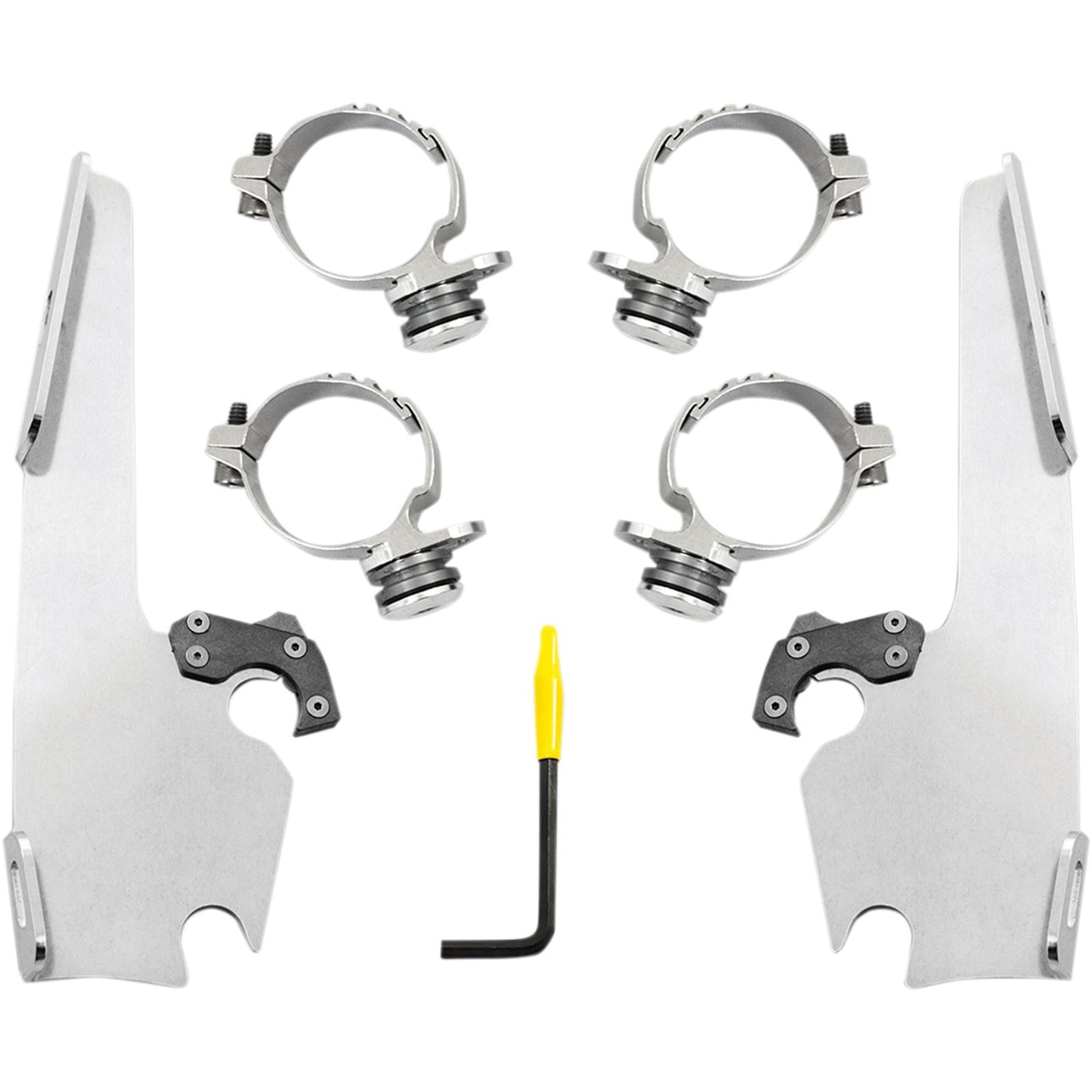 Memphis Shades Fats/Slim Mounting Kit - Polished - FXDL MEK2013_426758