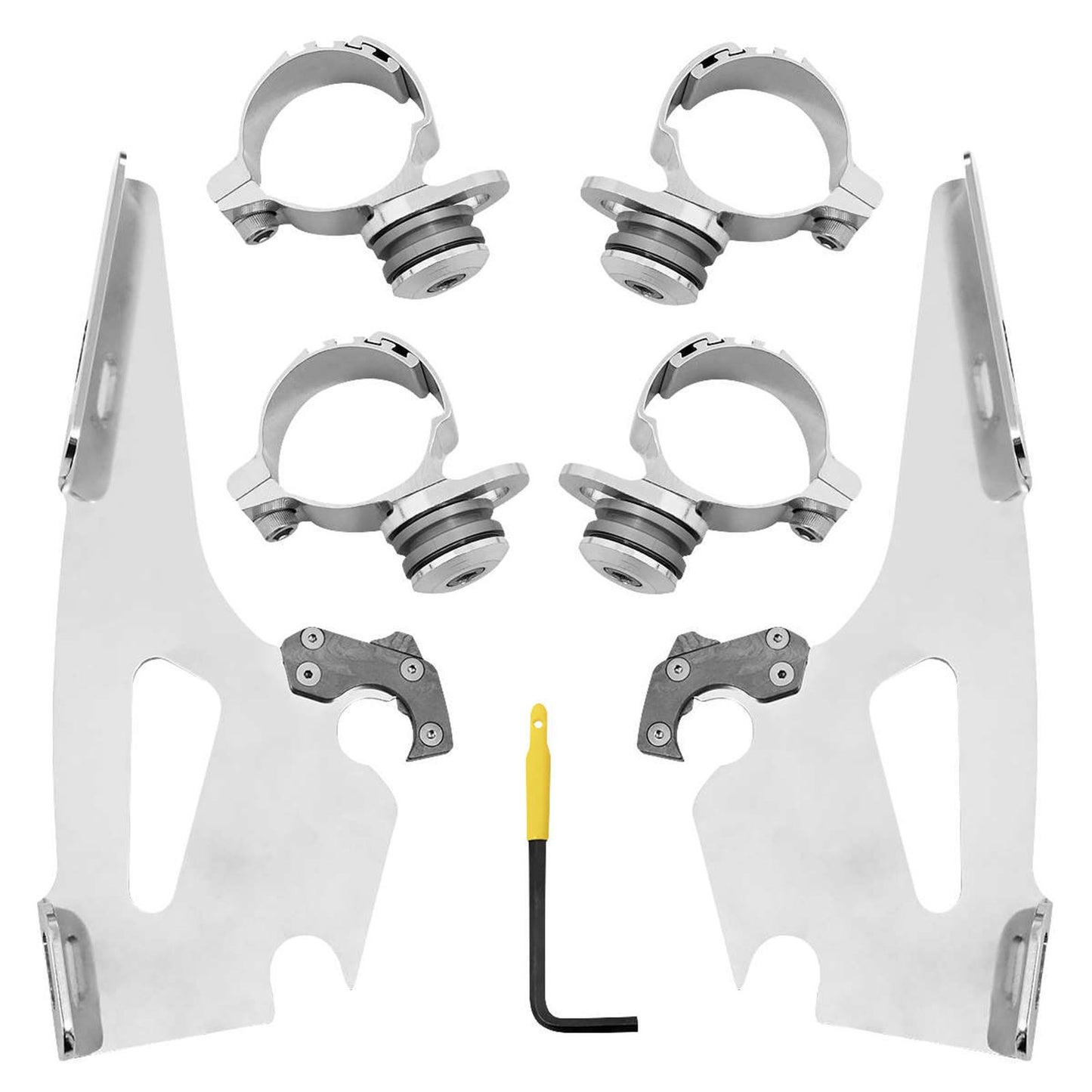 Memphis Shades Fats/Slim Mounting Kit - Polished - Scout MEK2019_73852