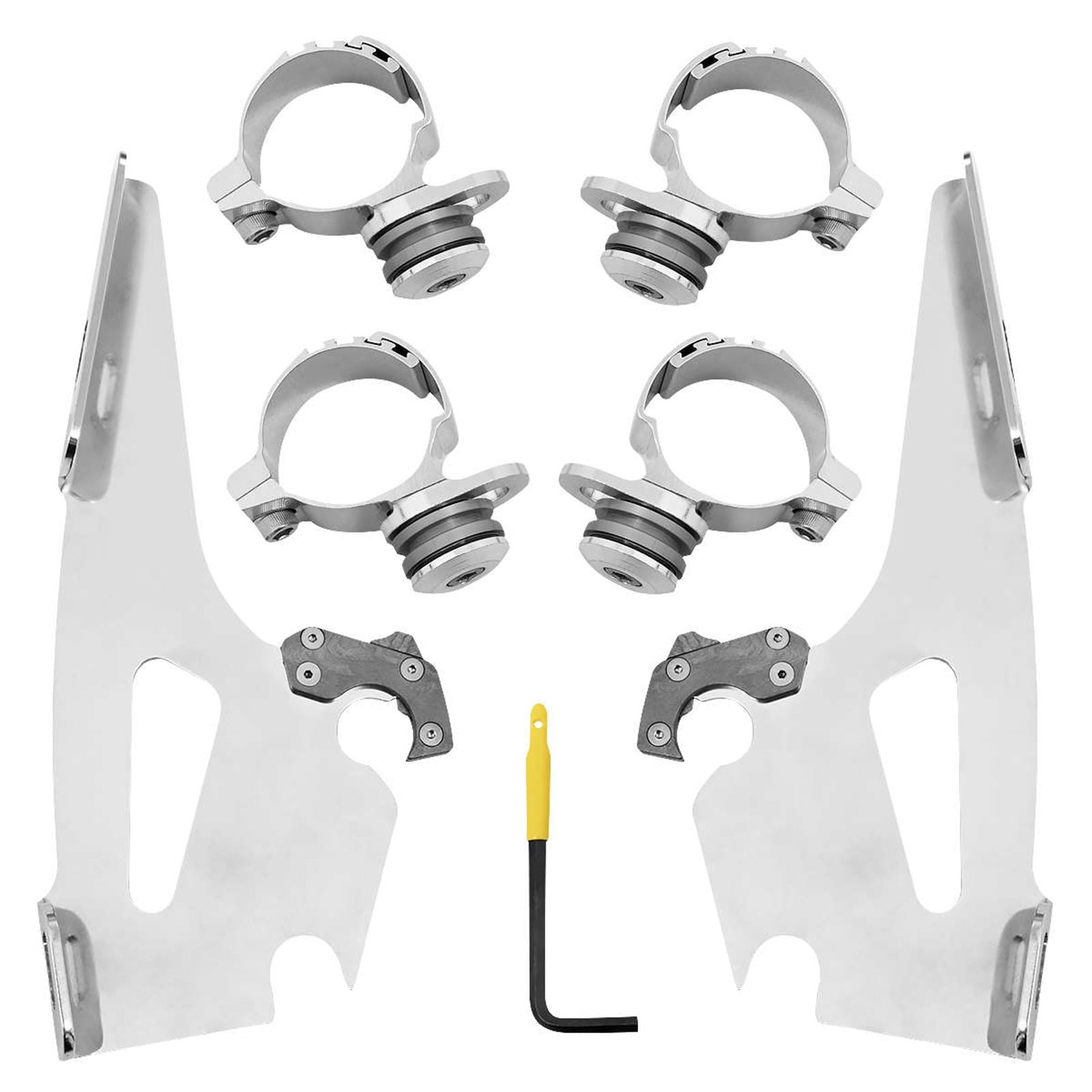 Memphis Shades Fats/Slim Mounting Kit - Polished - Scout MEK2019_73852