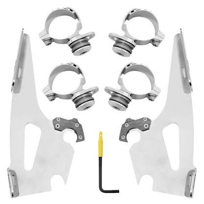 Memphis Shades Fats/Slim Mounting Kit - Polished - Scout MEK2019_73852