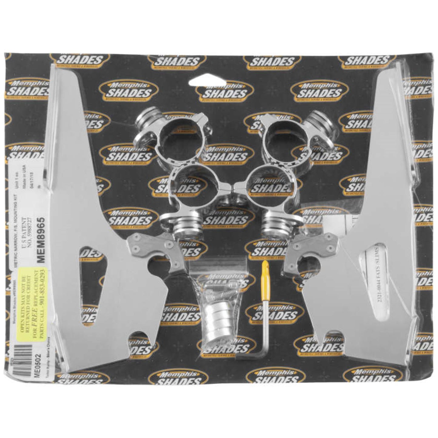 Memphis Shades Fats/Slim Trigger Lock Mounting Kit - Narrow MEM8965_73859