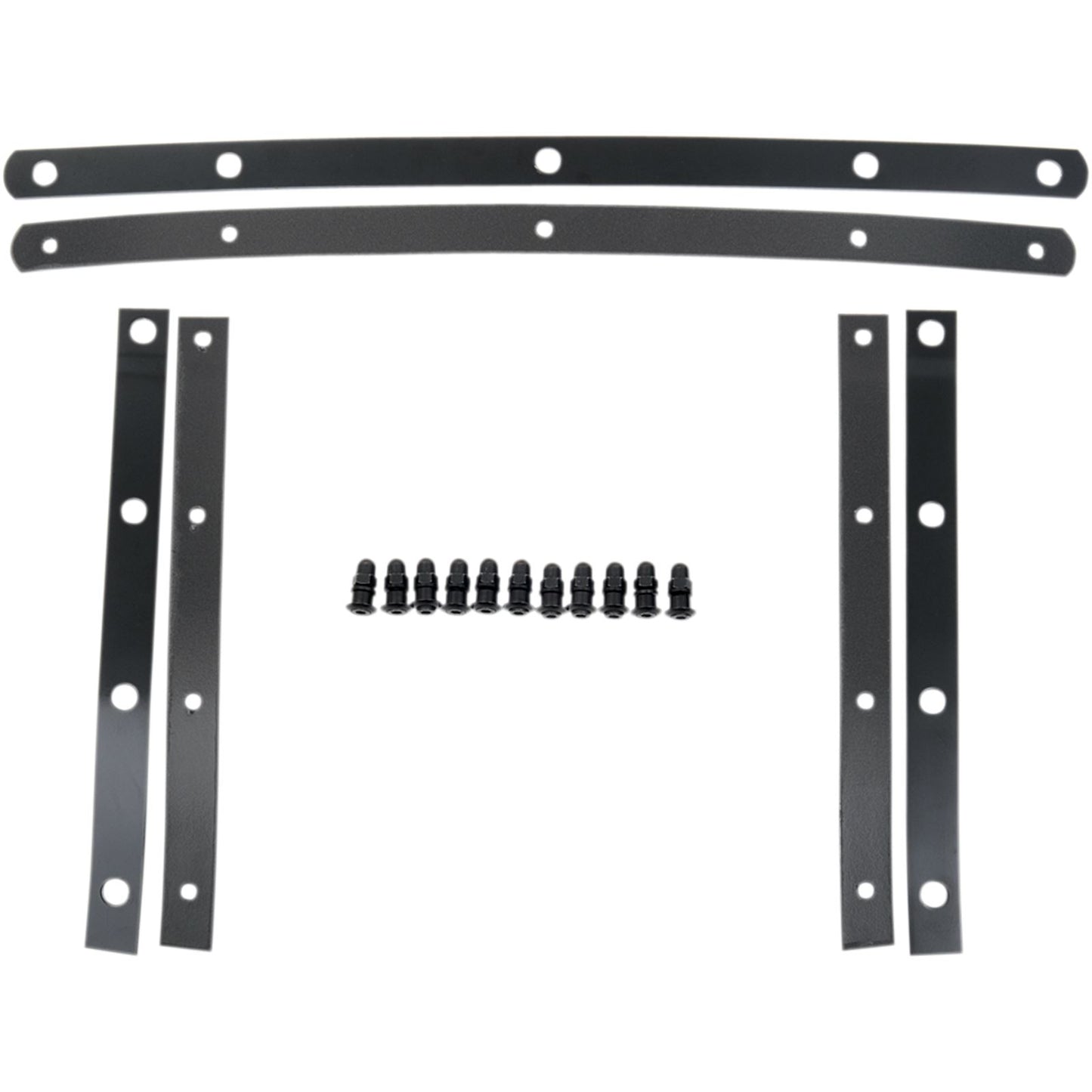 Memphis Shades Fats Windshield Hardware Straps - Black MEM0915_427455