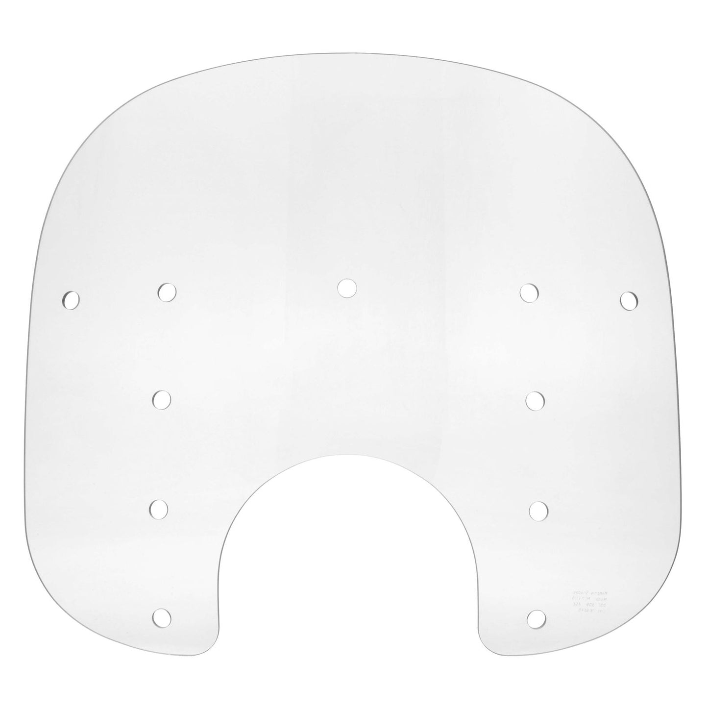 Memphis Shades Fats Windshield - 13" - Clear - Plastic MEP3110_73903
