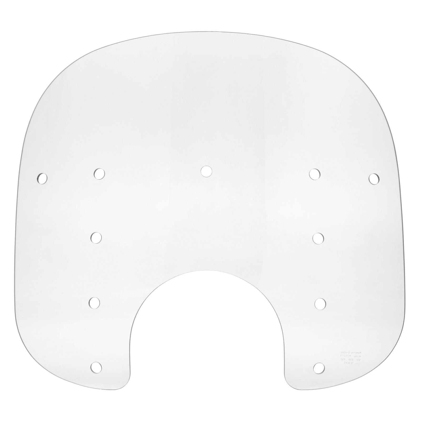Memphis Shades Fats Windshield - 13" - Clear - Plastic MEP3110_73903