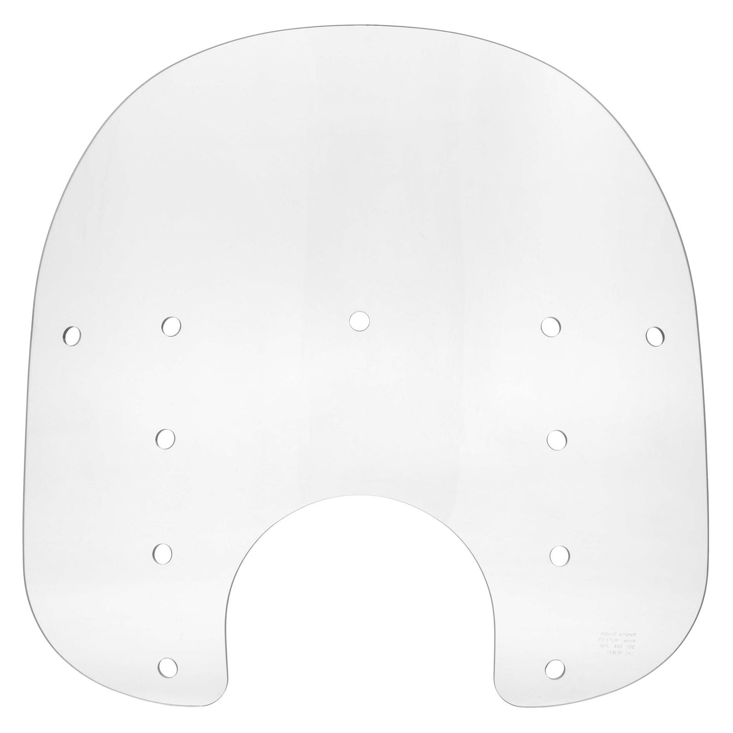 Memphis Shades Fats Windshield - 15" - Clear - Plastic MEP3120_73911