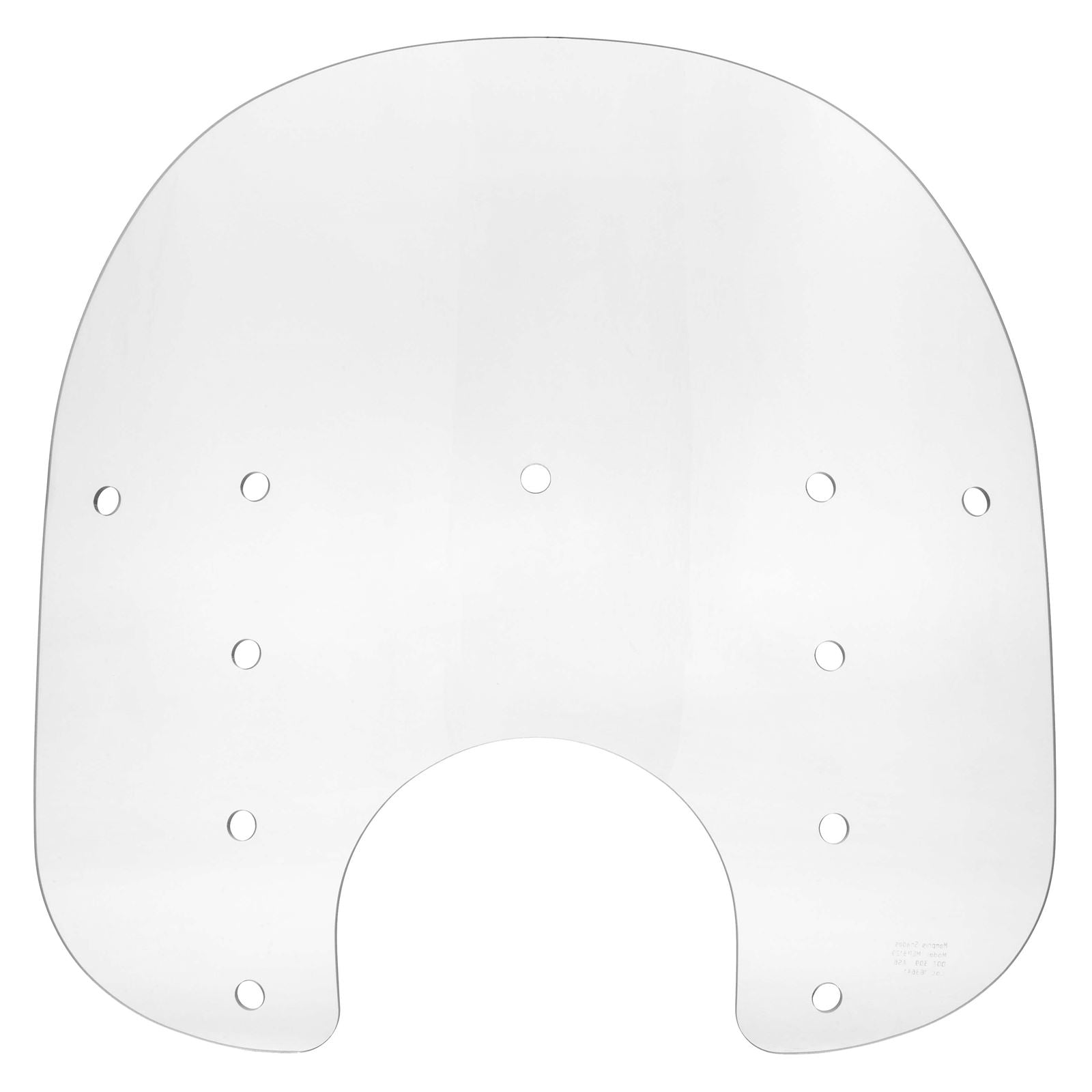 Memphis Shades Fats Windshield - 15" - Clear - Plastic MEP3120_73911