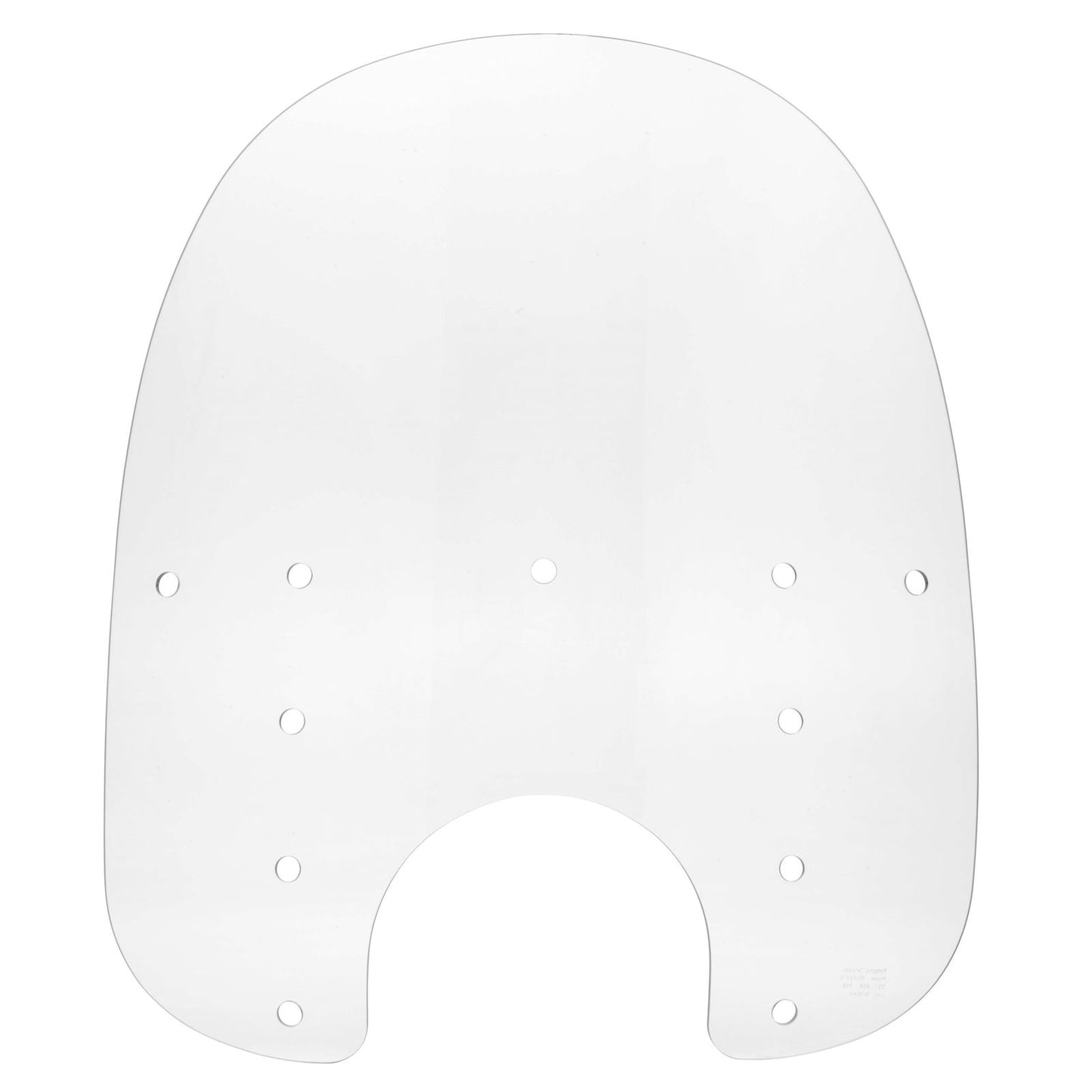 Memphis Shades Fats Windshield - 19" - Clear - Plastic MEP3310_73922