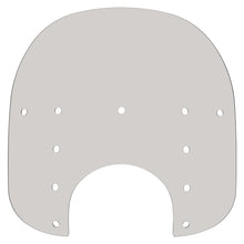 Memphis Shades Fats Windshield - 15" - 9" Headlight Cutout - Solar - Plastic MEP3529_73941