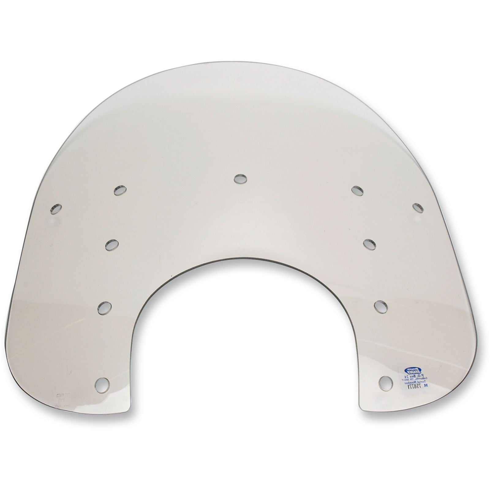 Memphis Shades Fats Windshield - 15" - 9" Headlight Cutout - Solar - Plastic MEP3529_427359
