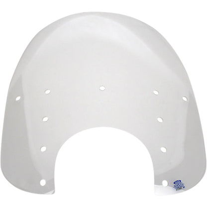 Memphis Shades Fats Windshield - 17" - 9" Headlight Cutout - Clear - Plastic MEP3620_427978