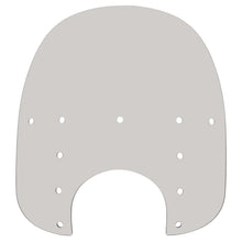 Memphis Shades Fats Windshield - 17" - 9" Headlight Cutout - Solar - Plastic MEP3629_73948