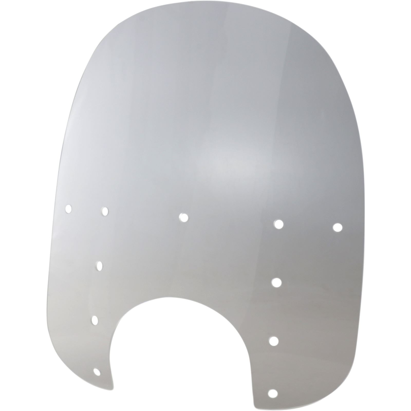 Memphis Shades Fats Windshield - 19" - 9" Headlight Cutout - Clear - Plastic MEP3710_427986