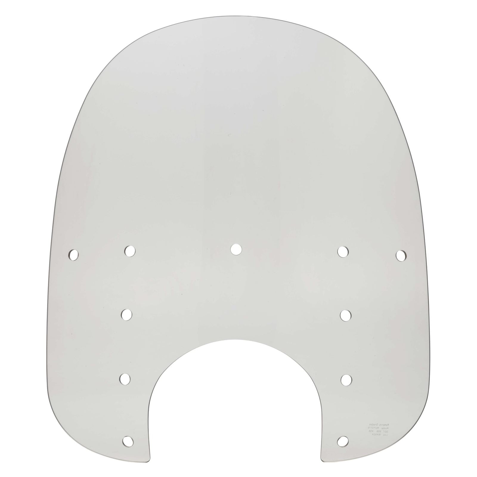 Memphis Shades Fats Windshield - 19" - 9" Headlight Cutout - Solar - Plastic MEP3719_73957